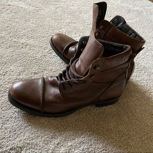 ALFANI Leather Boots